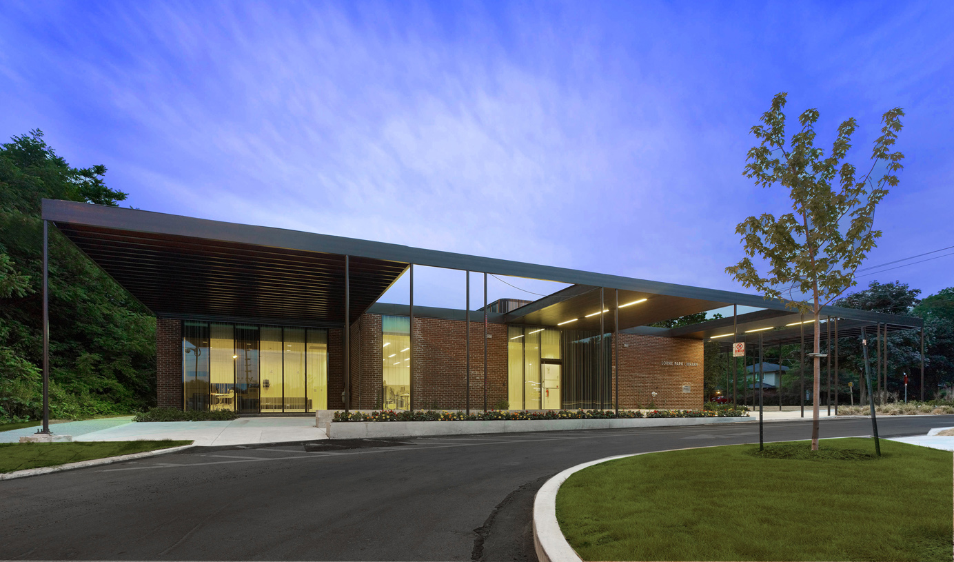 Lorne Park Library interior where Unique Limbu volunteered as Tech Buddy