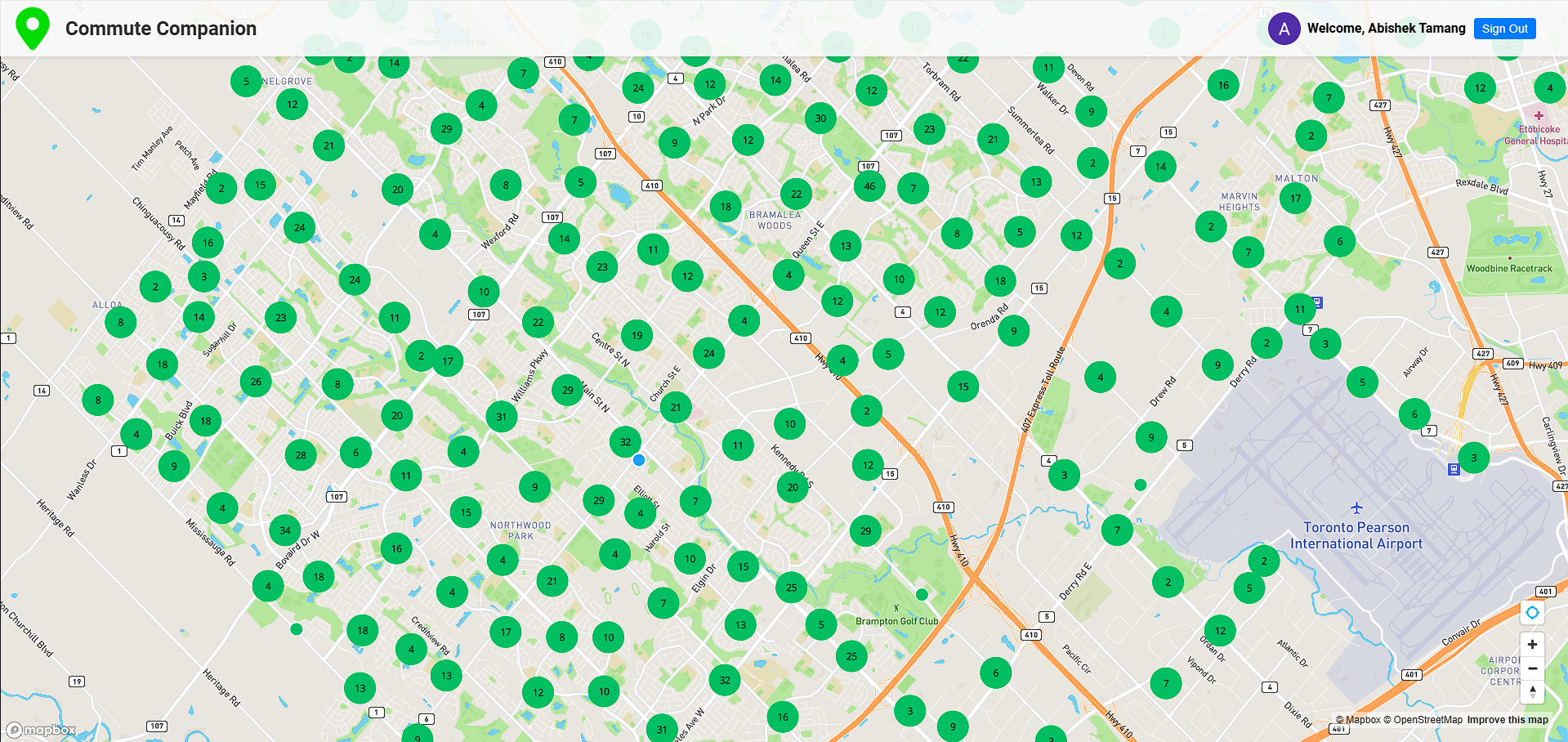 Real-Time Transit Data Collection App developed by Unique Limbu using React.js and Firebase